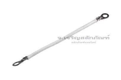 [E] สายกราวด์ สายถัก นิกเกิลบริสุทธิ์ ครอบสายทนความร้อน 1000 องศา ขนาด 1.5 sq.mm ยาว 100 mm